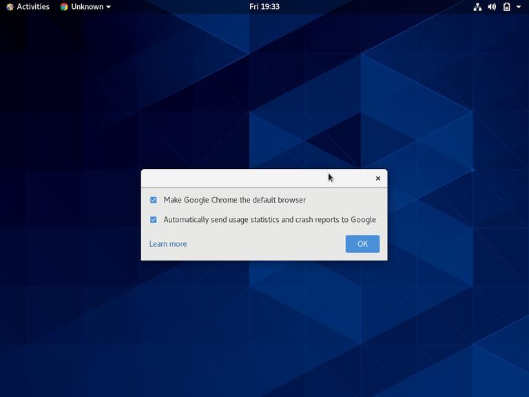 CentOS Google Chrome Default Browser