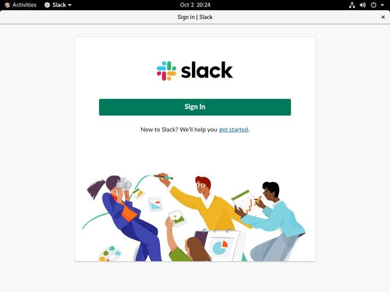 CentOS Slack Window