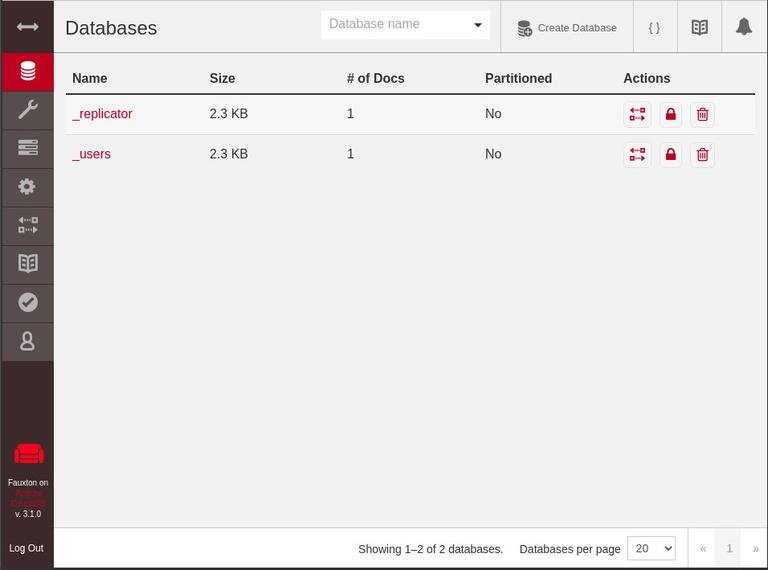 CouchDB Fauxton