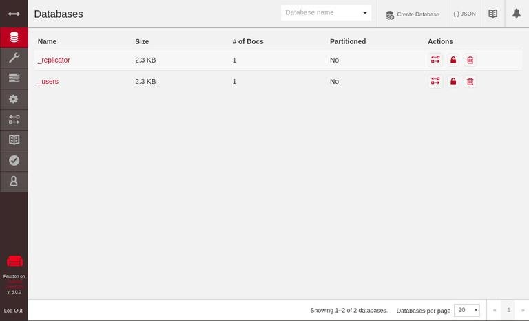 CouchDB Fauxton