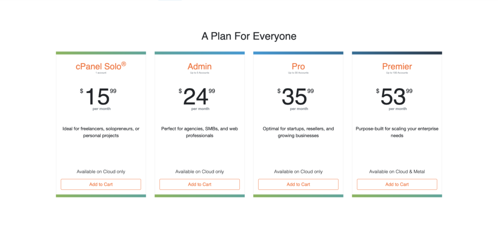 cPanel pricing - how to install cpanel